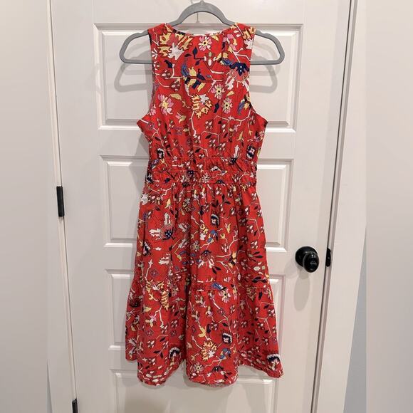 Anthropologie V-neck Sleeveless Midi Dress - Picture 4 of 5